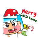 Manee Ho！17Merry Christmas.（個別スタンプ：8）