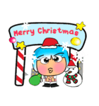 Manee Ho！17Merry Christmas.（個別スタンプ：16）