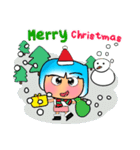 Manee Ho！17Merry Christmas.（個別スタンプ：21）