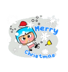 Manee Ho！17Merry Christmas.（個別スタンプ：25）