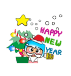 Manee Ho！17Merry Christmas.（個別スタンプ：28）