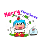 Manee Ho！17Merry Christmas.（個別スタンプ：39）