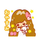 ♥ゆり♥が使うかわいい女の子スタンプ（個別スタンプ：12）