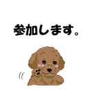 西原さんが使う可愛い子犬の名前スタンプ（個別スタンプ：8）