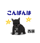 西原さんが使う可愛い子犬の名前スタンプ（個別スタンプ：20）