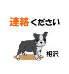 相沢さんが使う可愛い子犬の名前スタンプ（個別スタンプ：12）