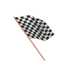 checkered flag（個別スタンプ：23）