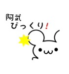 阿武さん用ねずみくん（個別スタンプ：20）