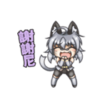 crycat＆kuku（個別スタンプ：7）