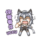 crycat＆kuku（個別スタンプ：16）