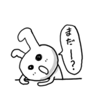 粗いうさぎちゃん 約束編（個別スタンプ：2）