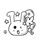 粗いうさぎちゃん 約束編（個別スタンプ：9）