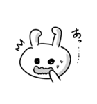 粗いうさぎちゃん 約束編（個別スタンプ：13）