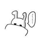 粗いうさぎちゃん 約束編（個別スタンプ：24）