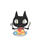 黒猫のおのしまさん（個別スタンプ：16）