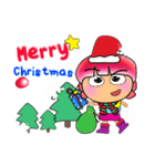 Satomi Ho！！17Merry Christmas.（個別スタンプ：12）