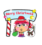 Satomi Ho！！17Merry Christmas.（個別スタンプ：16）