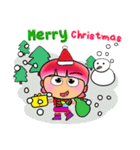 Satomi Ho！！17Merry Christmas.（個別スタンプ：21）