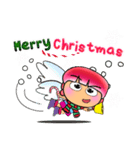 Satomi Ho！！17Merry Christmas.（個別スタンプ：35）