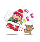 Satomi Ho！！17Merry Christmas.（個別スタンプ：36）