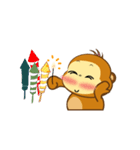 Happy new year Monkeys_animate_2（個別スタンプ：6）