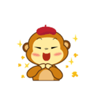 Happy new year Monkeys_animate_2（個別スタンプ：17）