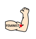 for everyone feminism emoji（個別スタンプ：18）