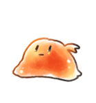 a happy slime with a ponytail.（個別スタンプ：1）