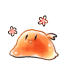 a happy slime with a ponytail.（個別スタンプ：6）