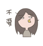 Dark circles gairl（個別スタンプ：3）