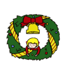 レモン（クリスマス版）（個別スタンプ：4）