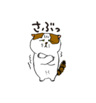 町田尚子の猫スタンプ 白木ピッピ 大阪弁（個別スタンプ：23）