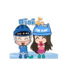 Ice Skating Boys＆Girls（個別スタンプ：1）