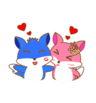 Fox sticker (Valentine's Day)（個別スタンプ：4）