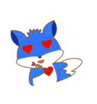 Fox sticker (Valentine's Day)（個別スタンプ：8）