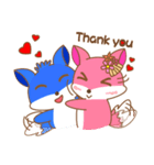 Fox sticker (Valentine's Day)（個別スタンプ：11）