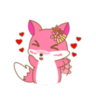 Fox sticker (Valentine's Day)（個別スタンプ：13）