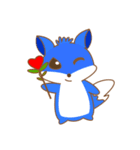 Fox sticker (Valentine's Day)（個別スタンプ：26）