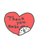 Reiko cute panda stickers！（個別スタンプ：10）