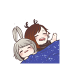 Hirvi ＆ Bunny（個別スタンプ：11）