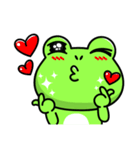 Frog Bo's life-I'm in love (English)（個別スタンプ：1）
