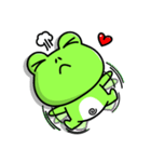 Frog Bo's life-I'm in love (English)（個別スタンプ：8）