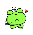 Frog Bo's life-I'm in love (English)（個別スタンプ：9）