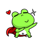 Frog Bo's life-I'm in love (English)（個別スタンプ：18）