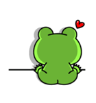 Frog Bo's life-I'm in love (English)（個別スタンプ：26）