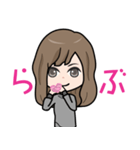恋に恋焦がれる☆女の子スタンプvo.1（個別スタンプ：2）