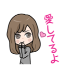 恋に恋焦がれる☆女の子スタンプvo.1（個別スタンプ：3）