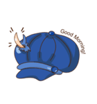 Snail with hat（個別スタンプ：3）