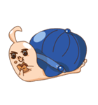 Snail with hat（個別スタンプ：10）