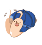 Snail with hat（個別スタンプ：15）